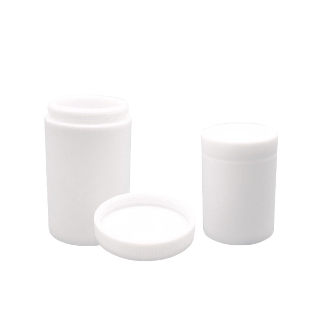 FLLBING Heatproof PTFE Reagent Bottles - 1pc Sealed Can for Chemical Storage and Experiments with Lids(1000ml)