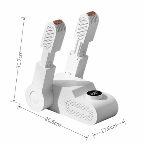 N / B Schoenendroger, intrekbare paarse stopcontact, 360° driedimensionale hete lucht, met roterende timerschakelaar… - Image 3