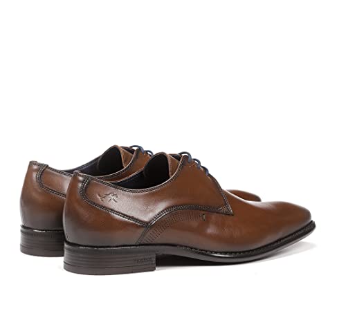 Fluchos Para Hombre. 9204 Mocasines De Piel Alex MarróN (41), Plano, Cordones, Casual - 4