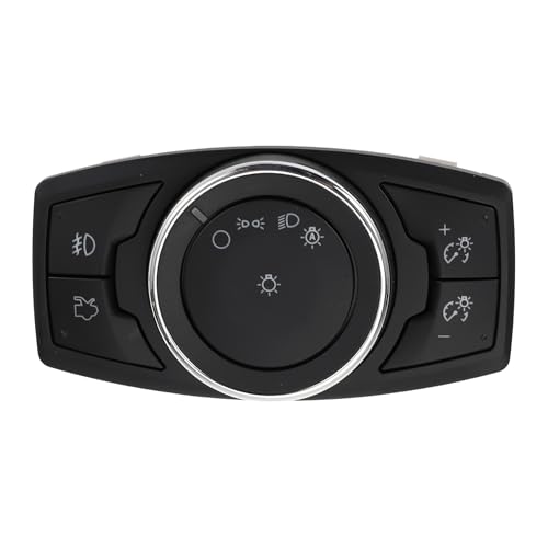 Interrupteur de phare de haute précision pour Ford Focus 2012-2018 noir mat