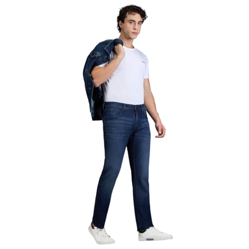 Image of Pepe Jeans Men's Jeans | Straight Fit | Mid Rise | Stretchable