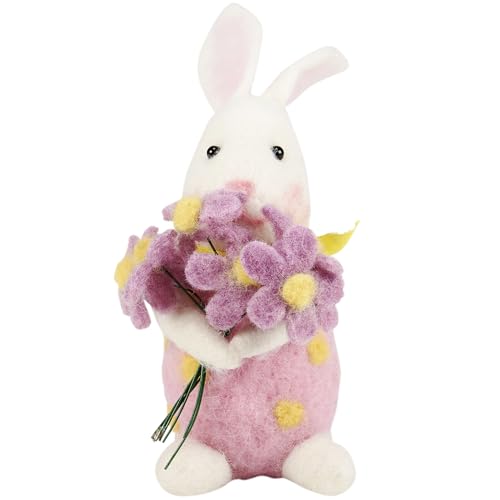 Primitives-by-Kathy-Critter-Bunny-with-Bouquet Primitives by Kathy Critter Bunny with Bouquet