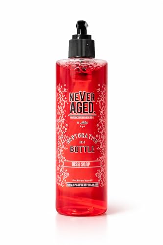 Never Aged Dish Soap, Ultra Strength Grease and Stain Fighter