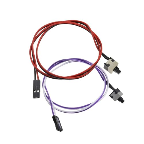Bouton de réinitialisation PC rouge et noir pour déporter vos commandes sur bureau - 5