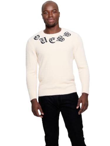 GUESS Men's Eddy Gothic Logo Sweater