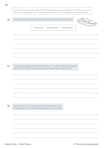 New Grade 9-1 GCSE English Language AQA Reading Skills Workbook: Fiction (includes Answers) (CGP GCSE English 9-1 Revision)