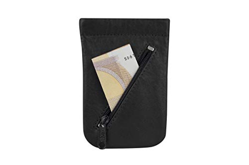 LEAS Portachiavi, Vera Pelle, nero Special Edition...