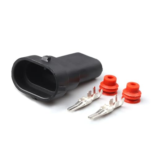Conectores H11 de 2 pines de sellado automotriz para faros H8 H9 DJ7028Y 2