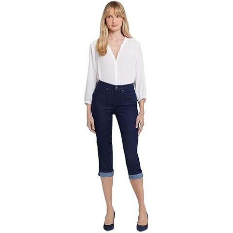 NYDJ Marilyn Straight Crop Slimming Jeans Cover