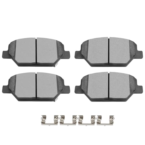 Image of SCITOO D1886 Metallic Brake Pads Sets Front w /Hardware Fit For Buick For Envision /LaCrosse /Regal Sportback /Regal TourX,For Cadillac For XT4,For Chevrolet For Camaro /Equino,For GMC For Terrain