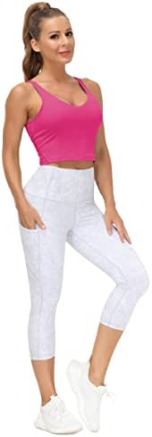 THE GYM PEOPLE Womens' Sports Bra Longline Wirefree Padded with Medium Support