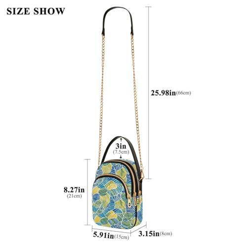 Sac à dos à bandoulière multipoche géométrique pour l'automne - 4