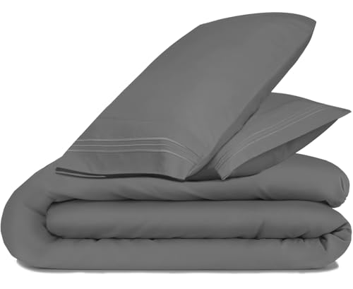 Grace King Size Duvet Cover Sets Premium Microfiber Kingsize Duvet Cover Sets (230 X 220 Cm) 3 Pcs - Ultrasoft Hypoallergenic Reversible Quilt Cover Non Iron Luxury Bedding Set With Zipper Closure - 7