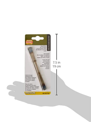 Proxxon 28745 Pin End Scroll Saw Blades, Fine Toothed #TOP3