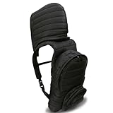 Xclusive Line by MORIKUKKO Mochila infantil con capucha, mochila para niños, 10,5 l, ideal para guardería y escuela, mochila con compartimento para portátil, Negro con búfer