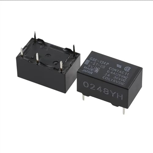 Relé de señal 5V G6E-134P-ST-US miniatura de 5 pines y 0.4A para circuitos electrónicos