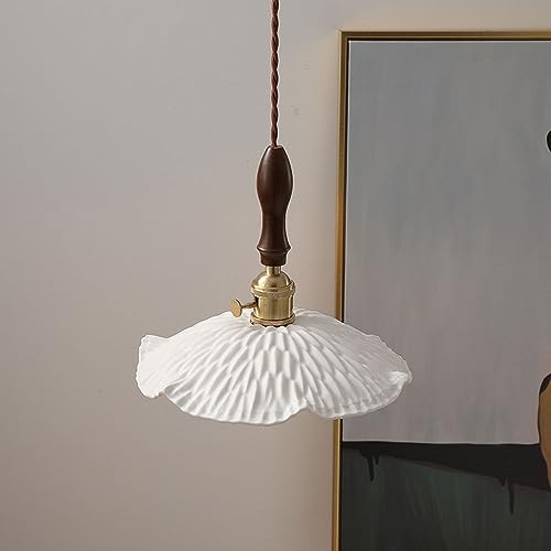 Lampe suspendue au plafond à source lumineuse design minimaliste nordique avec abat-jour