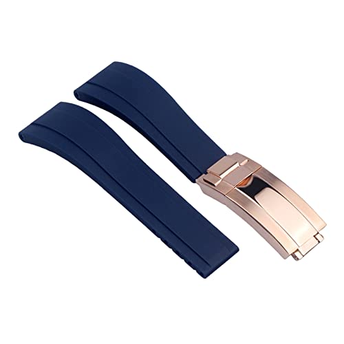 SvXgbvbNXp`[_[Xgoh 20 ~[g 21 ~[gΖhVRvoh (Color : Blue rose gold, Size : 20mm)