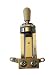 Switchcraft Long Straight 3-Way USA Toggle Switch for Les Paul - Nickel with Cream Tip