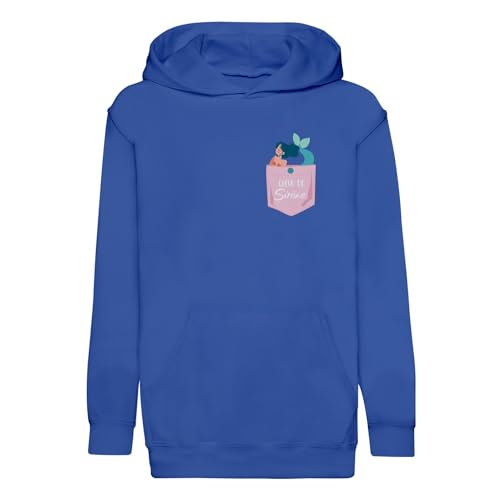 Sweat à capuche enfant poche surprise Coeur de Sirène Fabulous