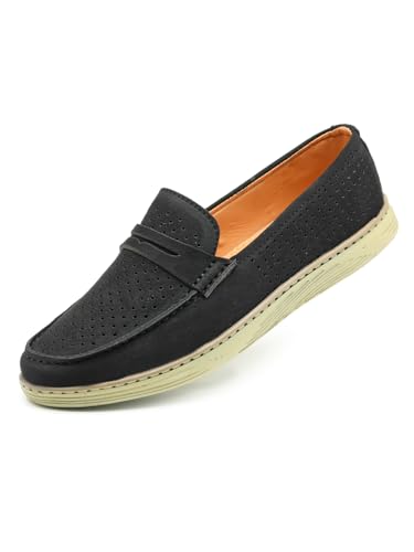 Image of Men's Denim Causal Loafers | Premium Breathable Upper | Driving Loafers | Lighweight Slip-On's | Soft Cushioned Insole | Super Flexible, Comfortable for Men