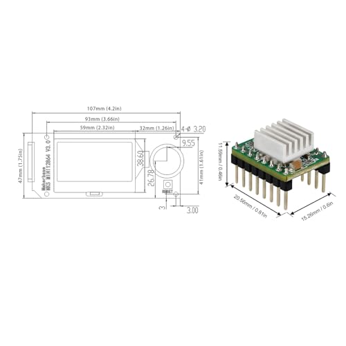 Walfront WALFRONTU4R5FDTH7P Esp32 3D Printer Motherboard Microstepper Motor Driver thumb #2