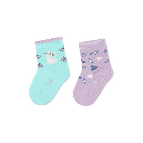 Sterntaler Girl's Non-Slip Baby Socks Cover