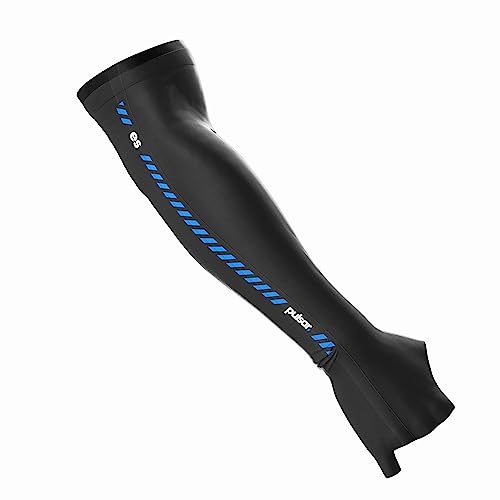 PULSAR eS Gaming Arm Sleeve for Esports Gaming Compression Sleeve, Finger Long Medium Black