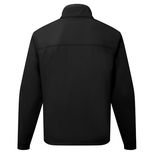 Portwest TK50 Water Resistant Windproof Softshell Jacket (3L) Black, Medium