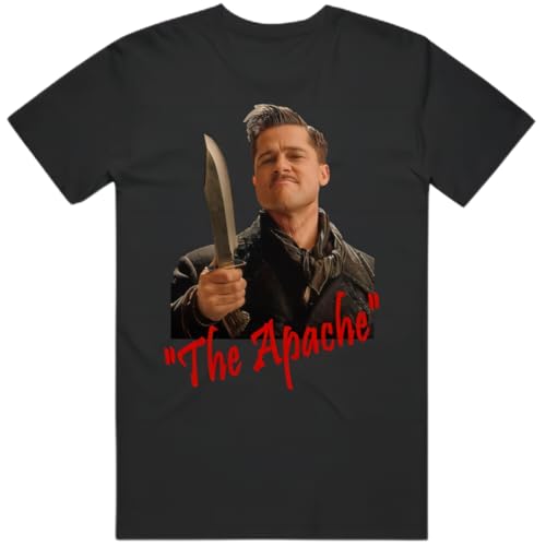 weUGHe2ND3 Brad Pitt The Apache Inglourious Basterds Tarantino Movie Fan T Shirt