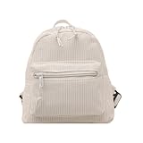 ZYMIADOU Mochilas escolares para laptop, mochila universitaria, bolsa de viaje, mochila de trabajo, viajes, mochila informal, blanco