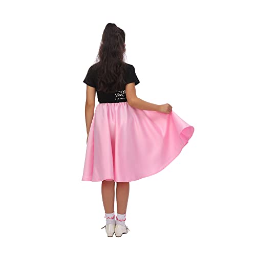Disfraz Niñas Falda Poodle Años 50 Rosa Talla Small miniatura 2