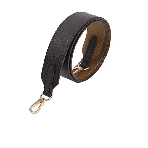 DGAZ Vachetta Leather Crossbody Strap for ONTHEGO bag with Gift Box, Handmade DIY purse strap (1.5 Inch Wide,25.6 Inch Long; Color Blocking (Wide Strap))