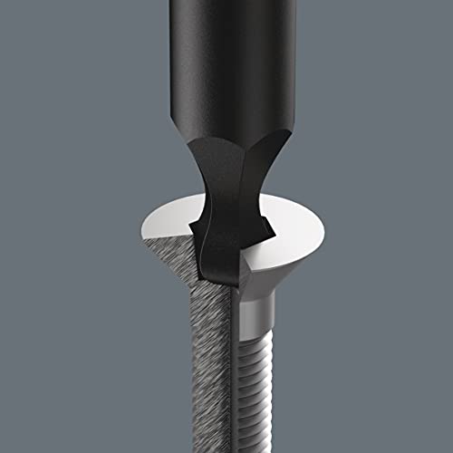 Image of Wera 05118100001 Kraftform Micro 2052 Ballhead Hexagon Electronics Precision Screwdriver, 5 /64 inch Head, 60mm Blade Length