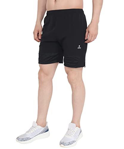 Image of Light Weight Cotton Half Pants Shorts with Pocket for Men and Boys Gym Training Daily Workout Home Wear Sports Running