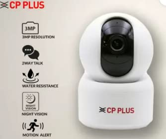 Image of (Refurbished) CP PLUS CP-E35A 3MP resolution with 360 View Human Detection & Motion Alert, 2-Way Talk Security Camera