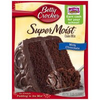 Image of Betty Crocker Supermoist Milk Chocolate Cake Mix, 15.25 Ounce -- 12 per case.