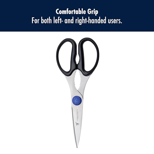Image of Henckels Kitchen Scissors, Micro Serrated Blade Edge, Stainless Steel