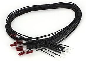 2.4mm Micro Mini-Lamp 12V, Red (10) by Miniatronics Corp