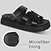 Aikzanp Womens Fashion Platform Sandals Comfy for Woman Slip On Thick Sole Slide Sandals Open Toe Non Slip ummer Flats Shoes Beach Sandals