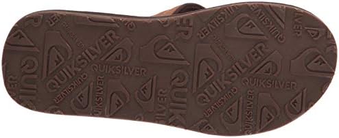 Quiksilver Men's Flip-Flop, Tan-Pattern_1 Carver Nubuck, 8 | Image 3