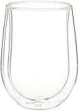 ZWILLING J.A. Henckels Double-Wall Red Wine Glass Set, 12 fl. oz