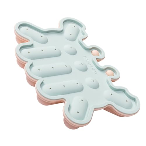 Gadpiparty Molde para Embutido de Silicona Azul y Rosa, Herramienta para Cocinar Perritos Calientes al Vapor, Molde para Hornear Casero, Apto Vapor y Horno, Utensilio para Comida de Bebés,