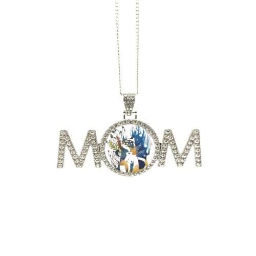 Collier chat aquarelle trois yeux, idée cadeau originale Fête des Mères