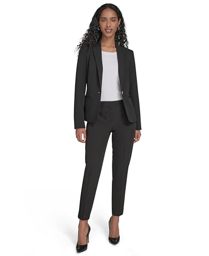 Tommy Hilfiger womens Tommy Hilfiger One Button Tommy Twill Blazer Blazer