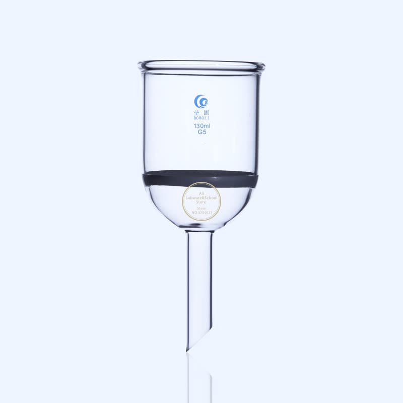 1 STÜCKE 35 ml bis 1000 ml Laborglas Buchner Trichter, Glaskerntrichter G1-G5 Porengröße zur Auswahl(500ml)