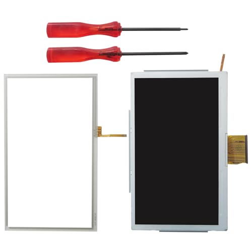 keswick LCD Screen and Touch Screen Replacement Assembly Fit for Nintendo Wii U Gamepad, Includes Screwdriver Repair Tool