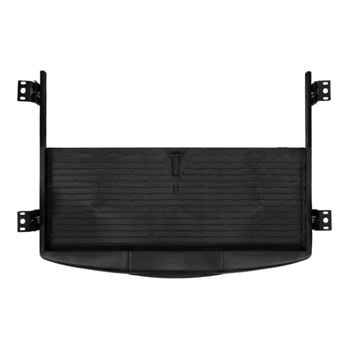 JOINPAYA Desk Keyboard Tray Slide-Out Drawer, Black Abs Keyboard Stand with Smooth Slide Rail for Office Desk Organizer, Ergonomic Workspace Storage Solution