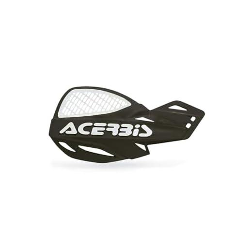 Acerbis 2072670001 Vented Uniko Handguards, Black