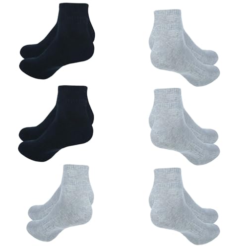 Image of Ankle Socks for Men|Sneaker Socks Breathable Socks for Loafers|Athletic Running Socks Gym Everyday Sock|6 Pairs